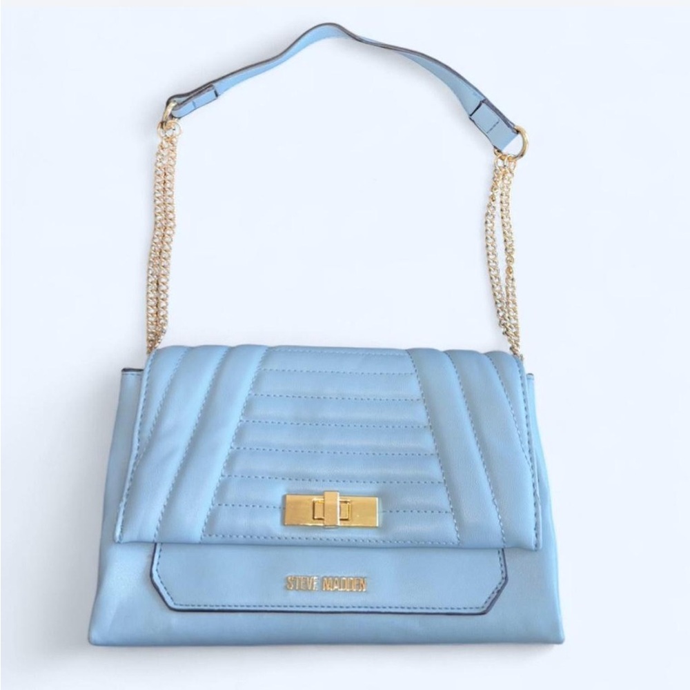 Steve Madden light blue purse